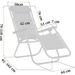 Шезлонг Sofotel ChillWell 286200 (Black) Thumb