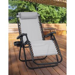 Șezlong Sofotel ChillWell 286201 (Light Grey/Black)