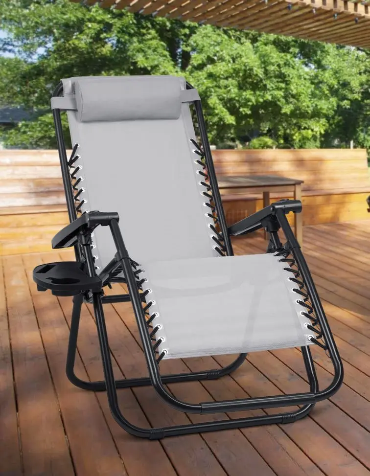 Șezlong Sofotel ChillWell 286201 (Light Grey/Black)