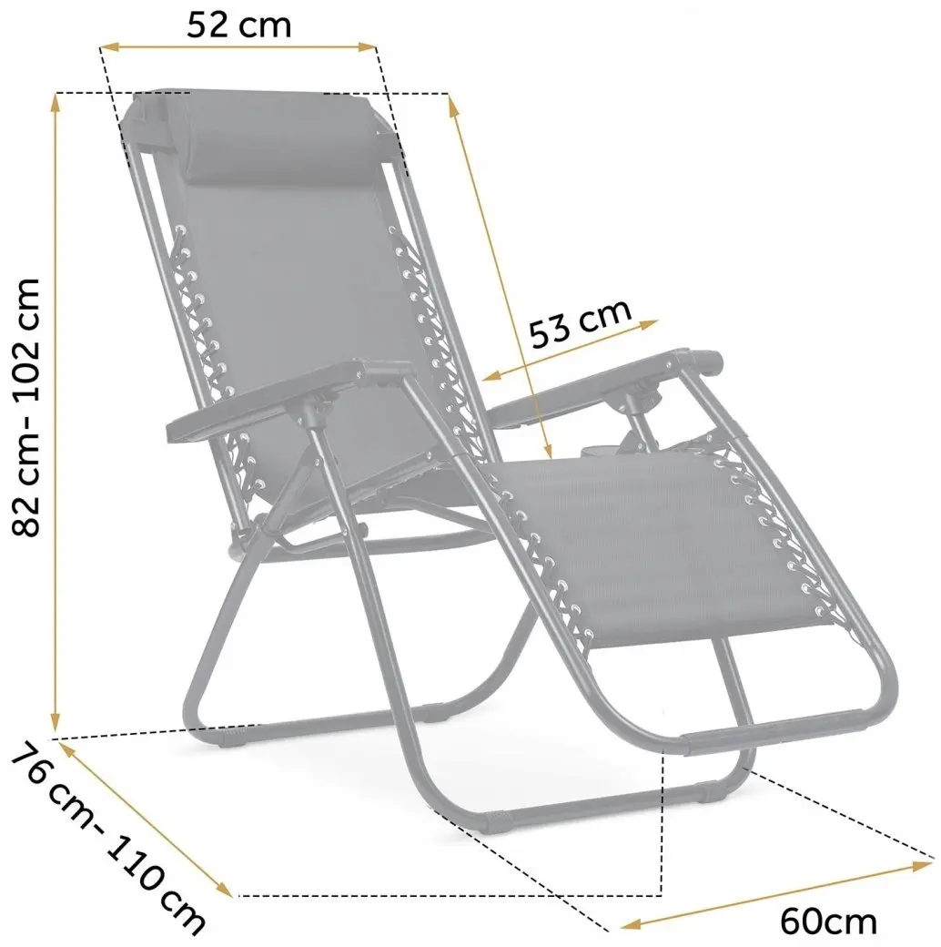 Шезлонг Sofotel ChillWell 286300 (Black) - 3