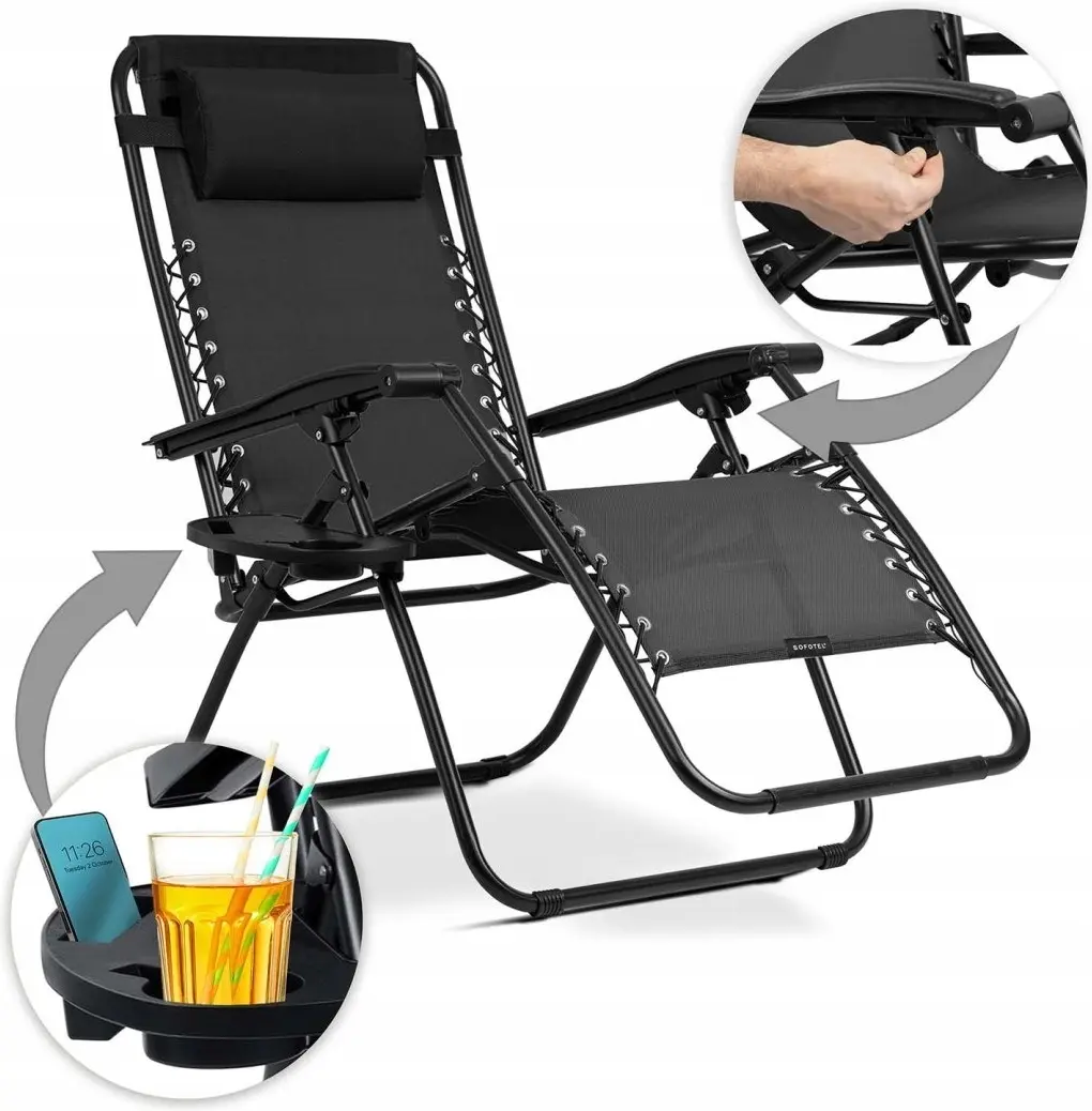 Шезлонг Sofotel ChillWell 286300 (Black) - 5