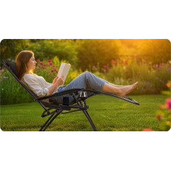 Шезлонг Sofotel ChillWell 286300 (Black) Thumb