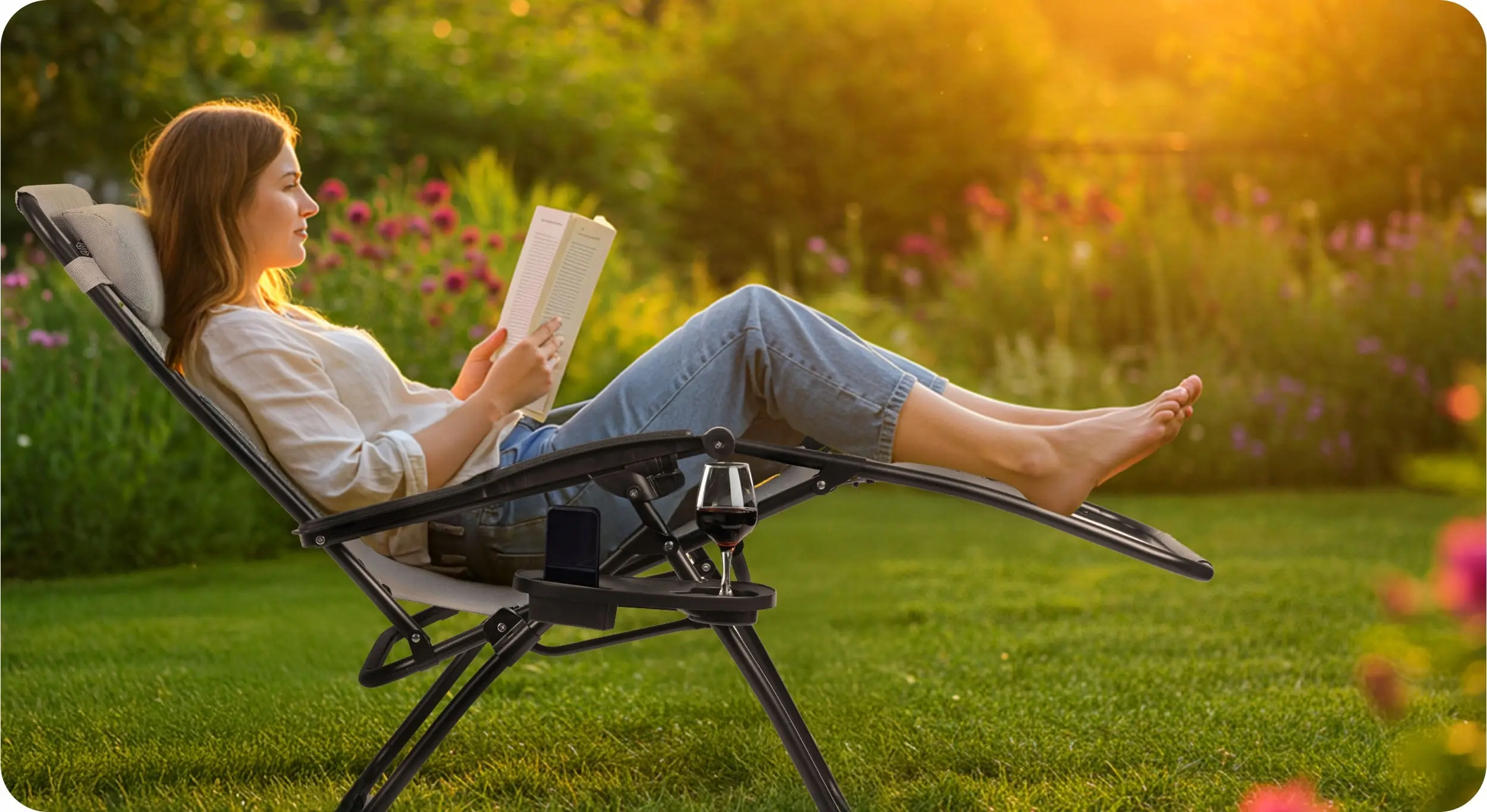 Шезлонг Sofotel ChillWell 286301 (Grey) - 8