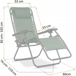 Шезлонг Sofotel ChillWell 286302 (Green) Thumb