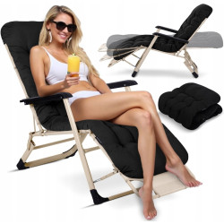 Шезлонг Sofotel ChillWell 286400 (Black) Thumb