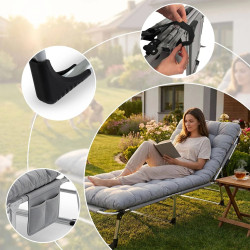 Sezlong Sofotel ChillWell Dream 286601 (Gray Light) Thumb