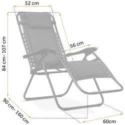 Шезлонг Sofotel ChillWell Soft 286500 (Black) Thumb