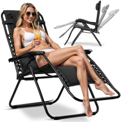 Шезлонг Sofotel ChillWell Soft 286500 (Black) Thumb