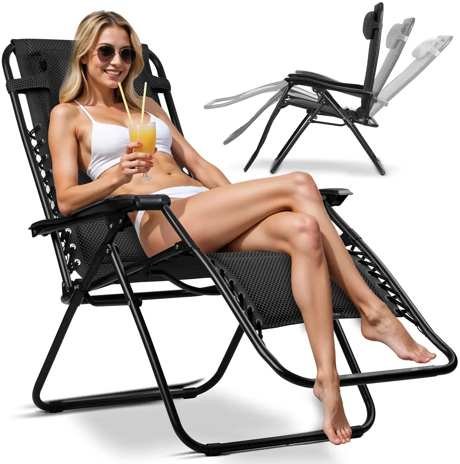 Шезлонг Sofotel ChillWell Soft 286500 (Black) - 6