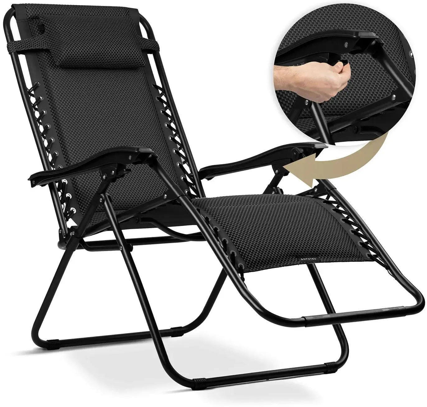 Шезлонг Sofotel ChillWell Soft 286500 (Black) - 7