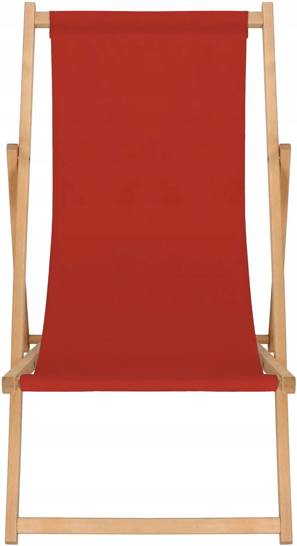 Шезлонг Springos DC0006BRG (Red/Natural) - 2
