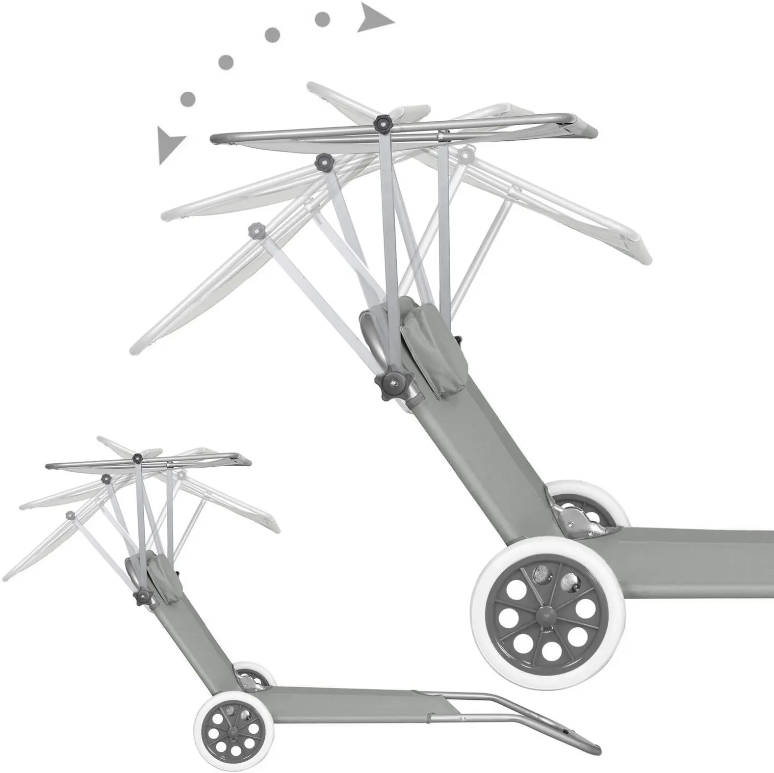 Шезлонг Springos Mobi GC0042 (Gray) - 10