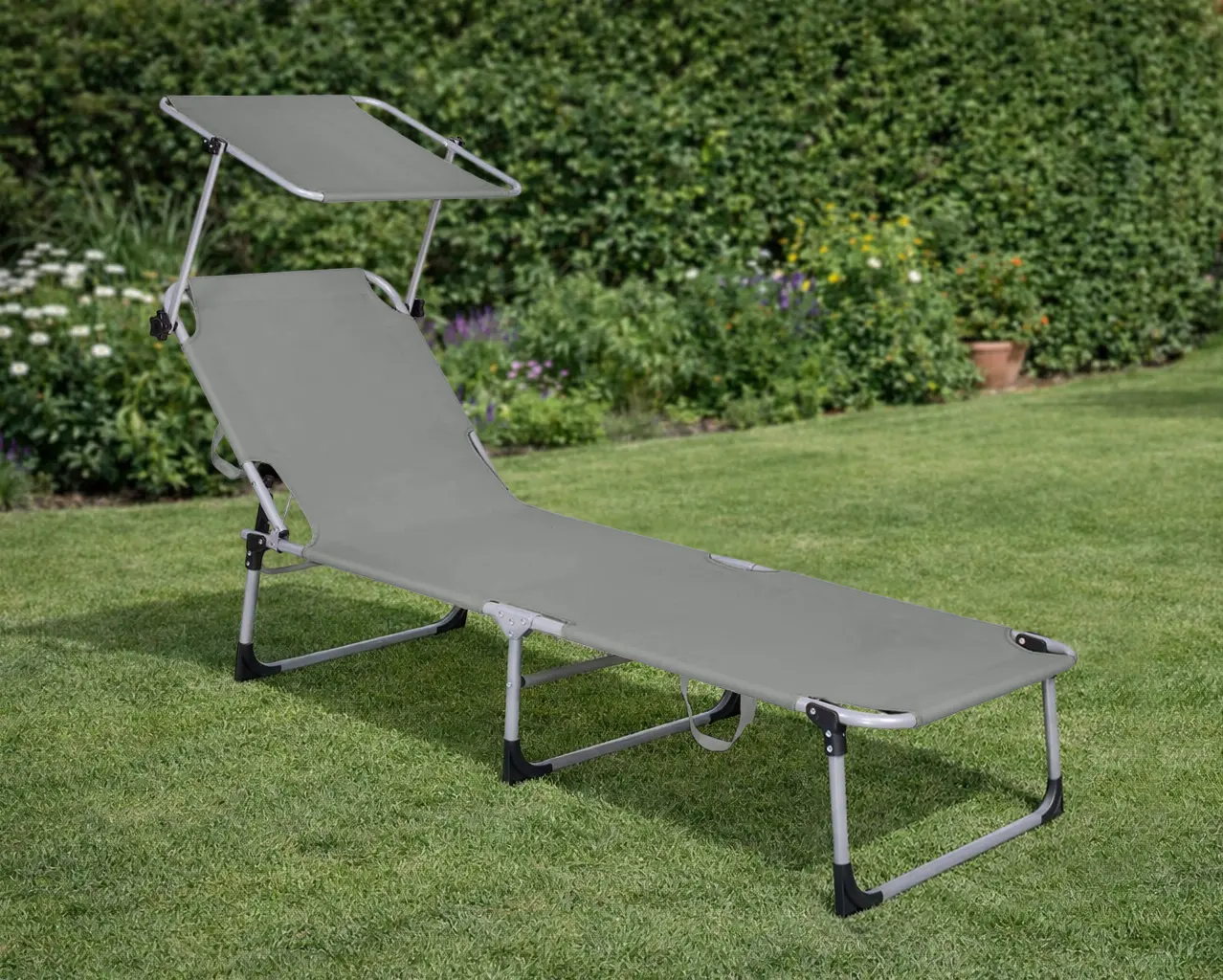 Шезлонг Springos Pool GC0038 (Gray)