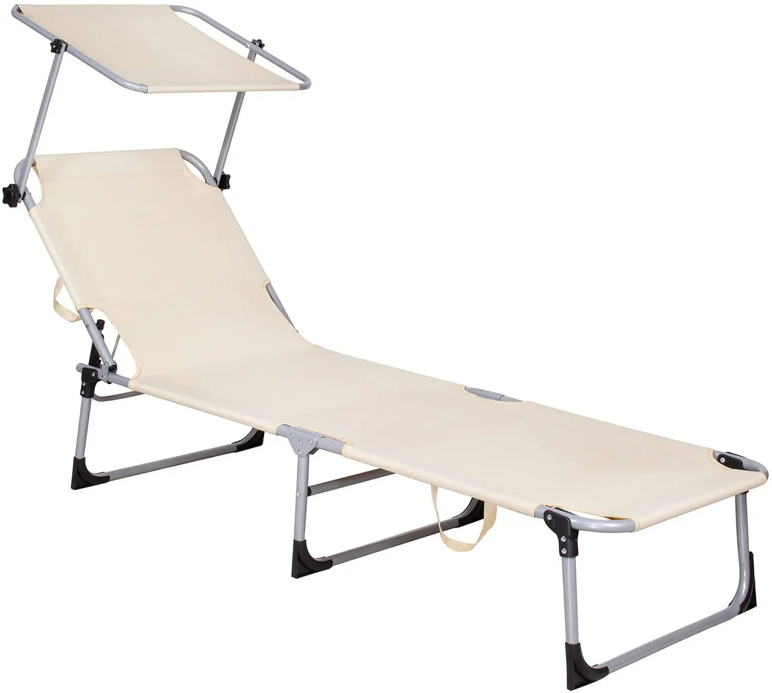 Sezlong Springos Pool GC0039 (Beige) - 2