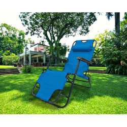 Шезлонг Springos Relax GC0004 (Light Blue)