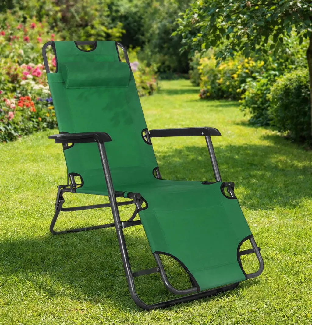 Шезлонг Springos Relax GC0005 (Green)