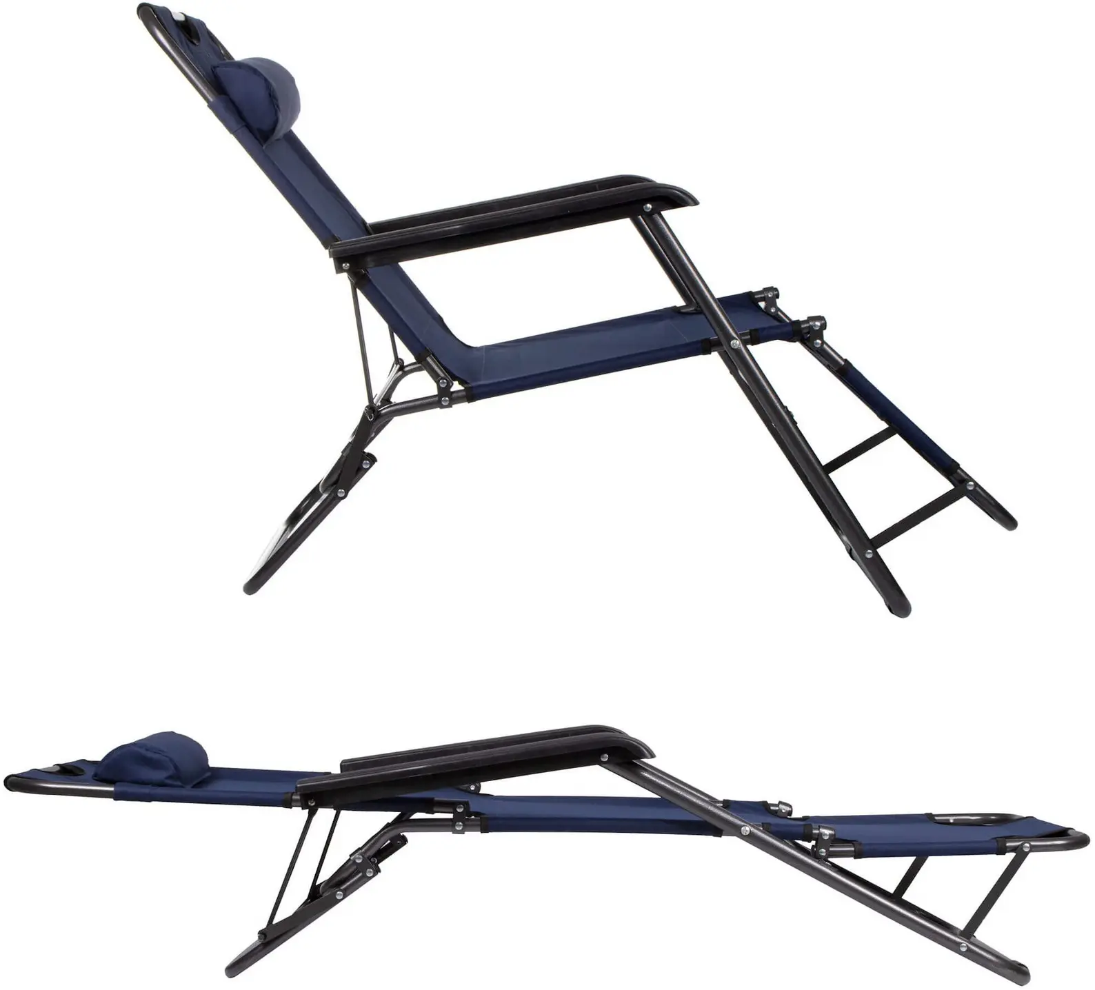 Sezlong Springos Relax GC0012 (Dark Blue) - 4