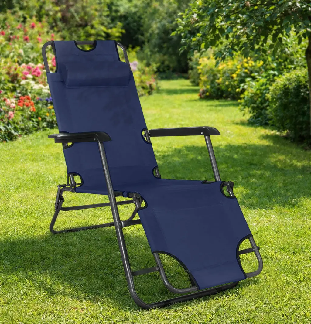 Sezlong Springos Relax GC0012 (Dark Blue)