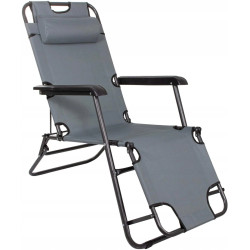 Шезлонг Springos Relax GC0013 (Dark Gray) Thumb