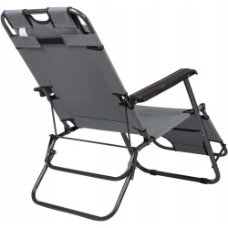 Шезлонг Springos Relax GC0013 (Dark Gray) Thumb