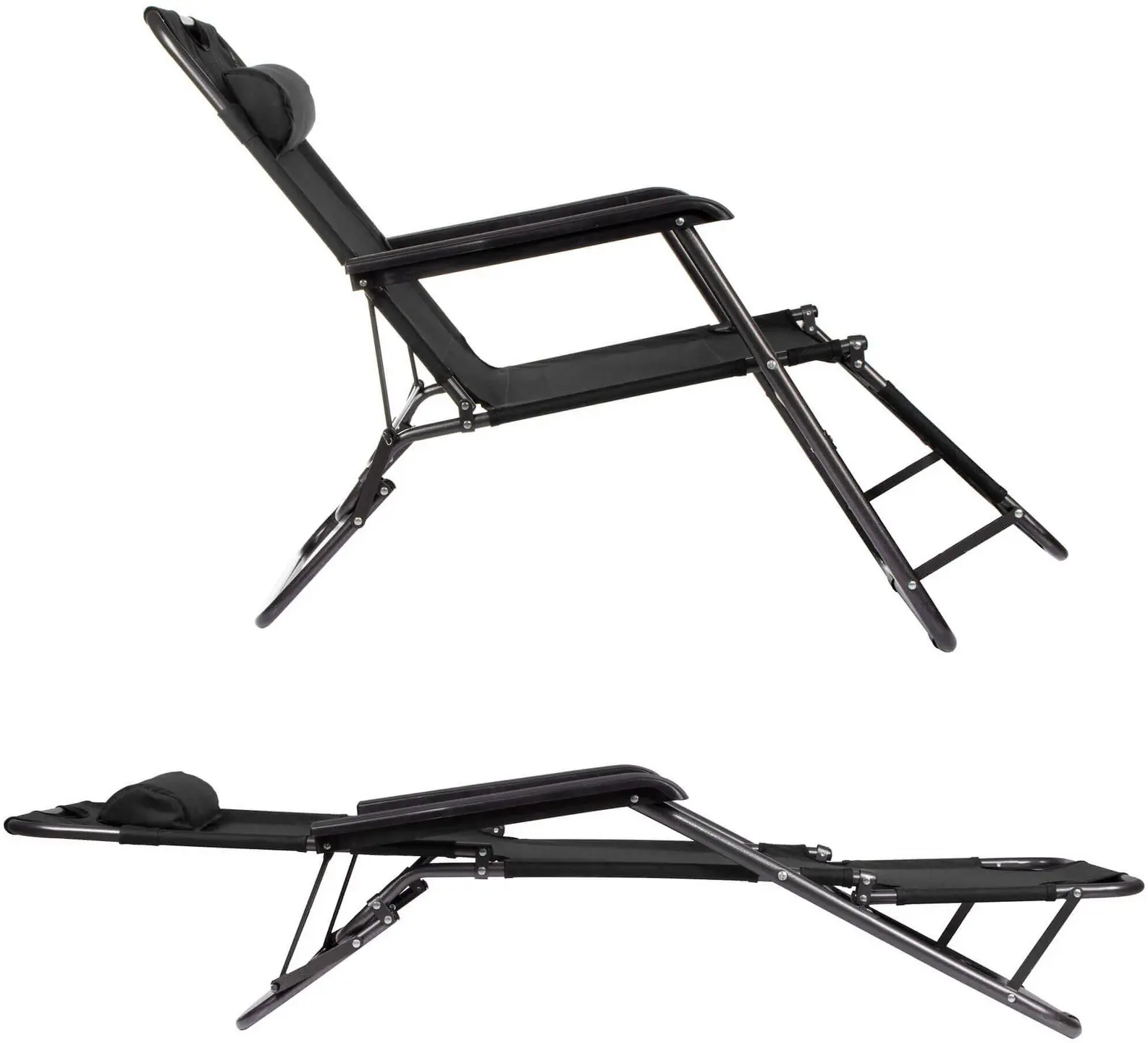 Шезлонг Springos Relax GC0060 (Black) - 3