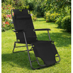 Шезлонг Springos Relax GC0060 (Black)