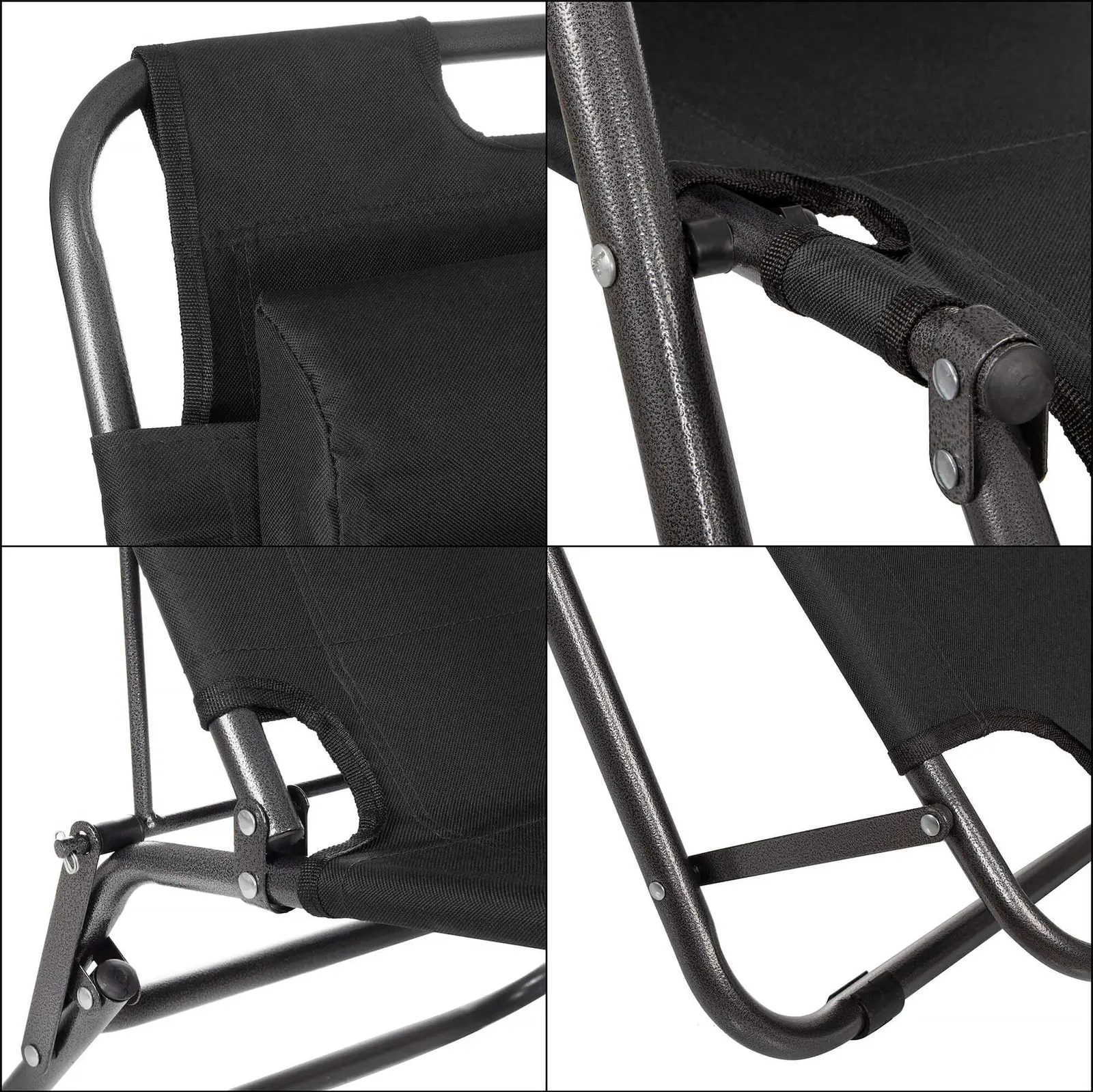 Шезлонг Springos Relax GC0060 (Black) - 5