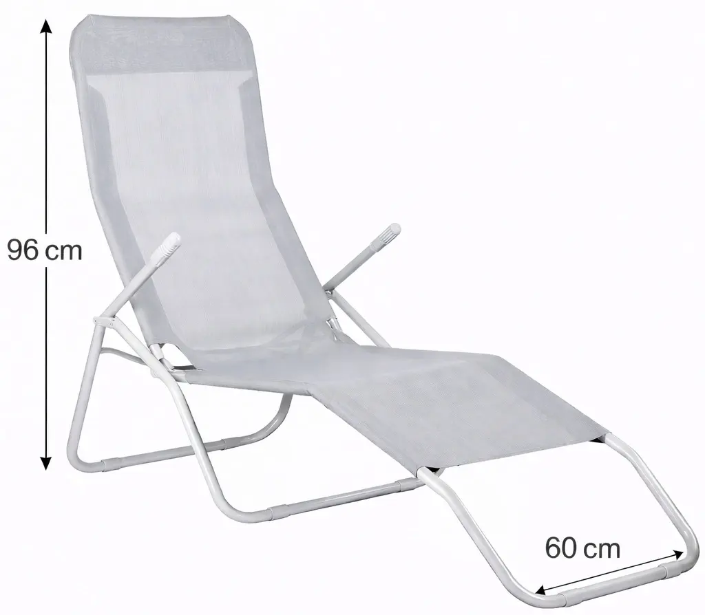 Шезлонг Springos Siesta GC0015 (Gray) - 8