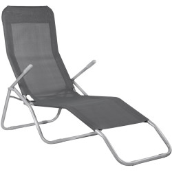 Шезлонг Springos Siesta GC0016 (Dark Gray) Thumb