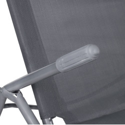 Шезлонг Springos Siesta GC0016 (Dark Gray) Thumb