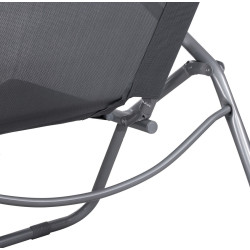 Шезлонг Springos Siesta GC0016 (Dark Gray) Thumb