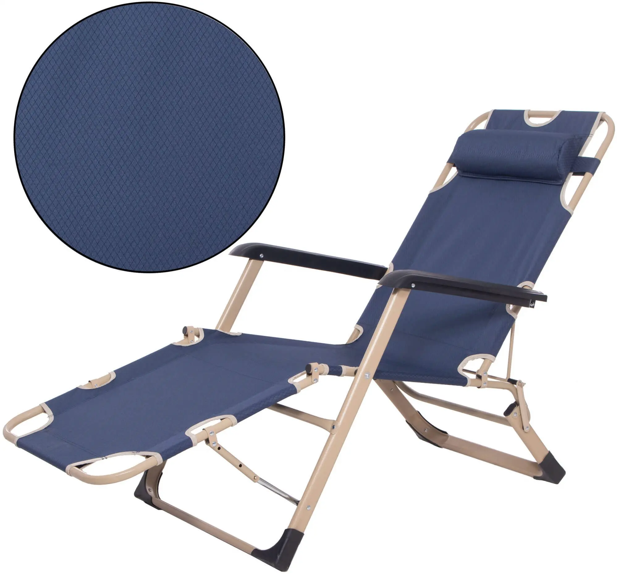 Sezlong Springos Victo GC0063 (Blue) - 7