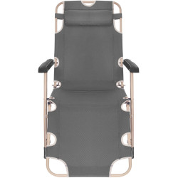 Шезлонг Springos Victo GC0066 (Gray) Thumb