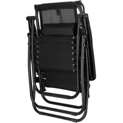 Sezlong Springos Zero Gravity GC0003 (Black) Thumb