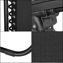Sezlong Springos Zero Gravity GC0003 (Black) Thumb