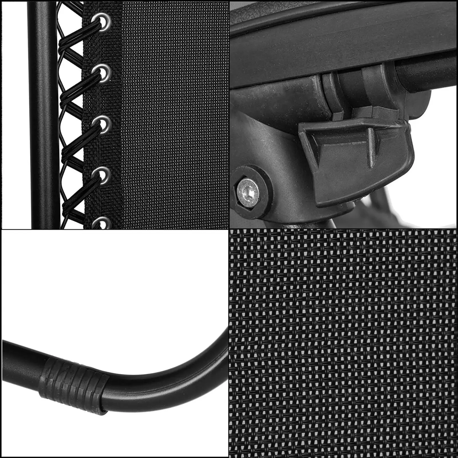 Sezlong Springos Zero Gravity GC0003 (Black) - 7