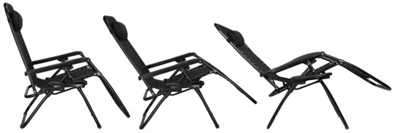 Sezlong Springos Zero Gravity GC0009 (Black) - 8