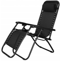 Sezlong Springos Zero Gravity GC0009 (Black) Thumb