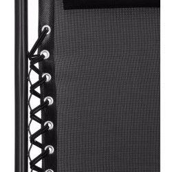 Sezlong Springos Zero Gravity GC0009 (Black) Thumb