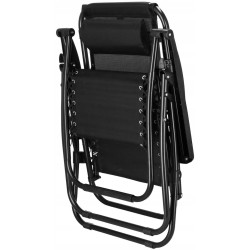 Sezlong Springos Zero Gravity GC0009 (Black) Thumb
