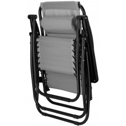Шезлонг Springos Zero Gravity GC0010 (Grey/Black) Thumb
