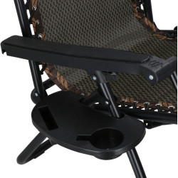 Шезлонг Springos Zero Gravity GC0029 (Black/Brown) Thumb