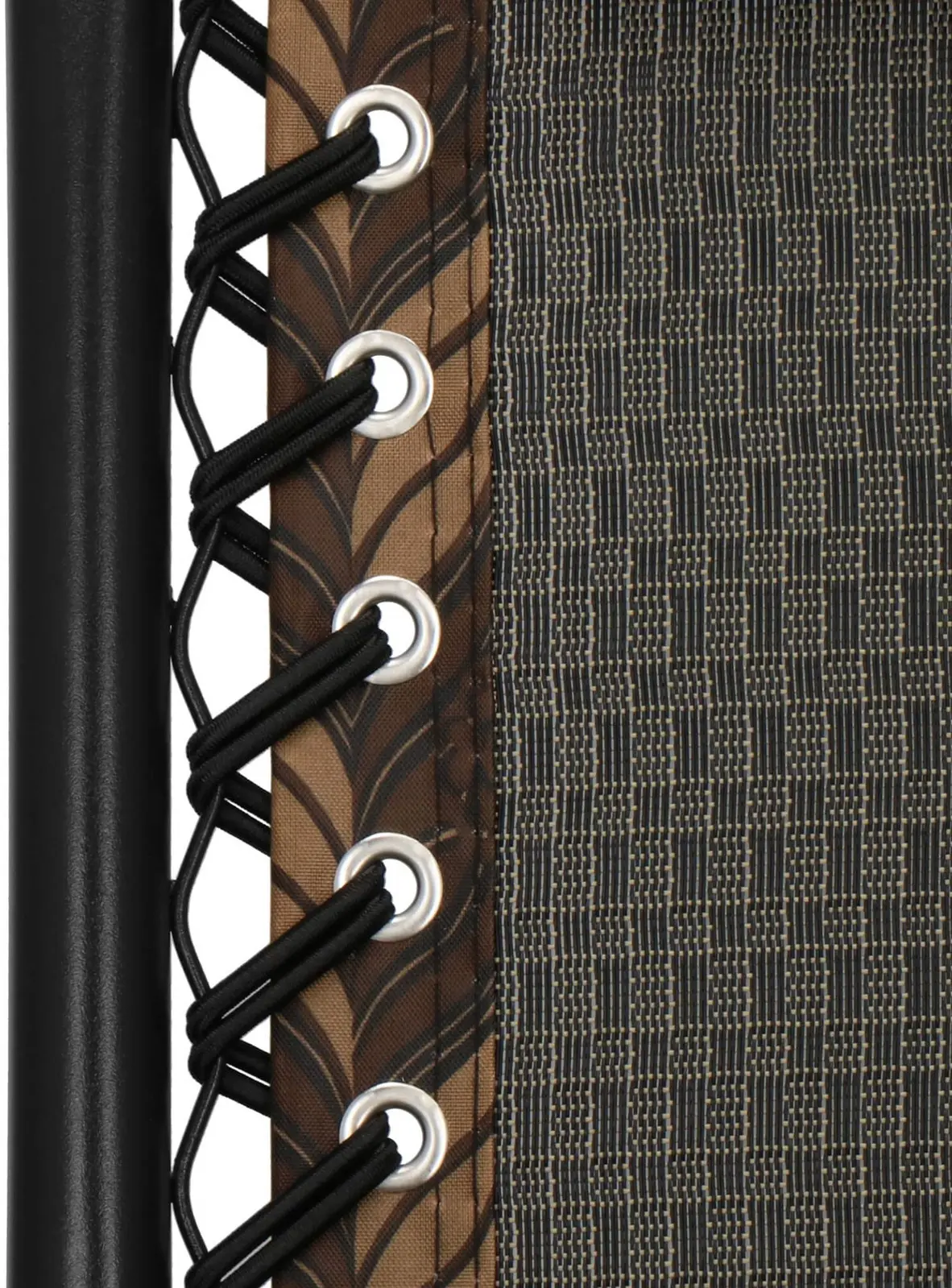 Шезлонг Springos Zero Gravity GC0029 (Black/Brown) - 8