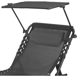Шезлонг Strend Pro Conopeum (Grey-Black) Thumb