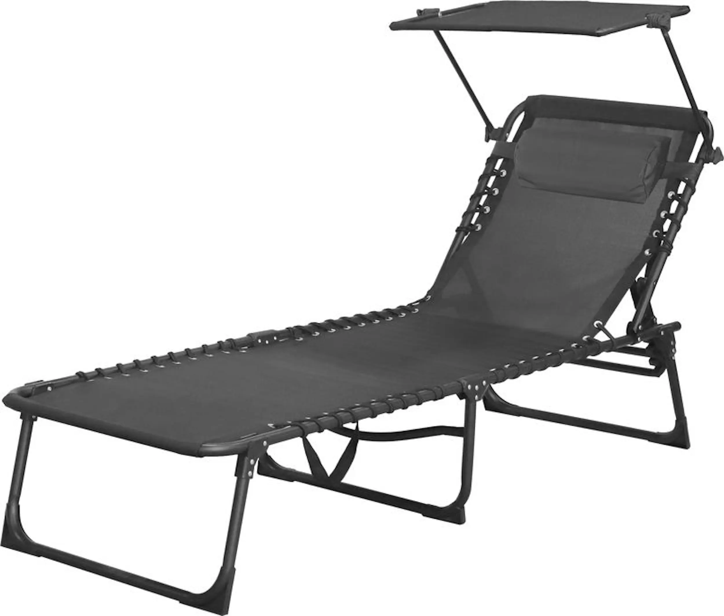 Шезлонг Strend Pro Conopeum (Grey-Black) - 3