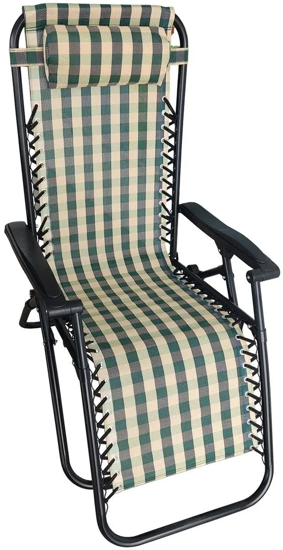 Sezlong Waltz Siesta Karirana (Grey/Beige)