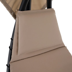 Шезлонг подвесной Tempo Kondela Spavin 2 New (Beige/Black) Thumb