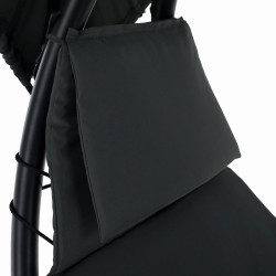 Шезлонг подвесной Tempo Kondela Spavin 2 New (Gray/Black) Thumb