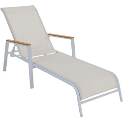 Sezlong Tempo Kondela Bonto (White/Grandson Oak) Thumb