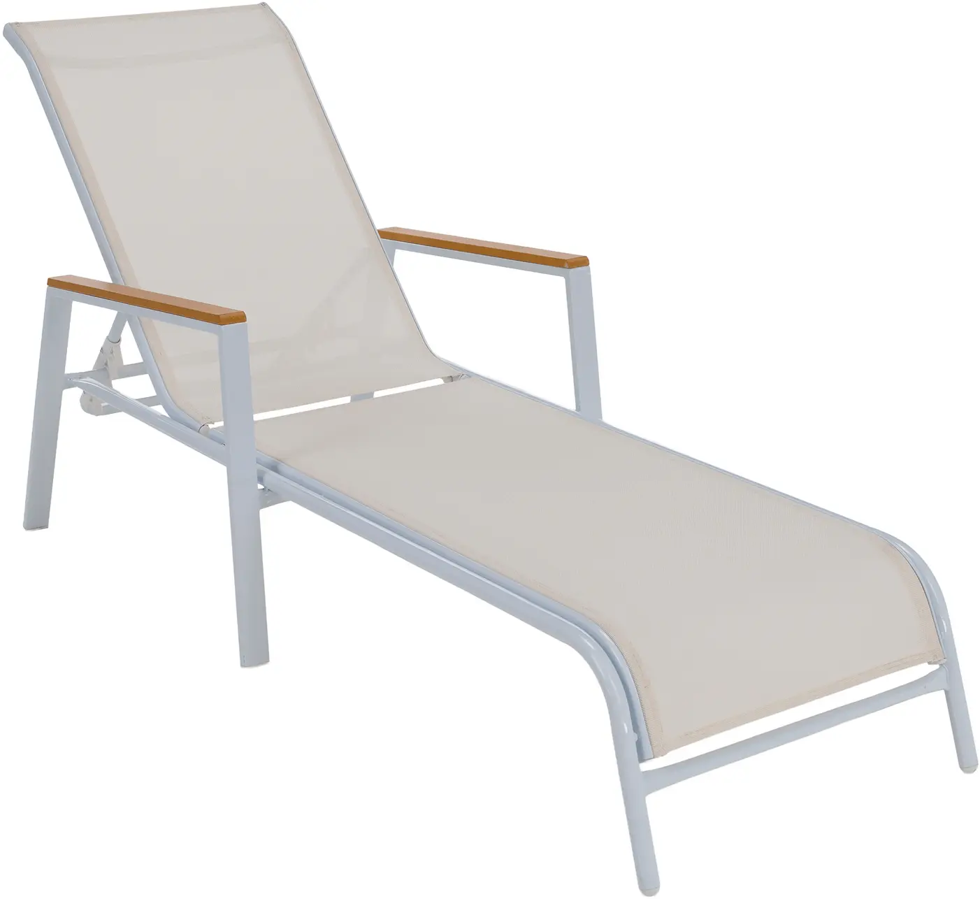 Sezlong Tempo Kondela Bonto (White/Grandson Oak) - 2